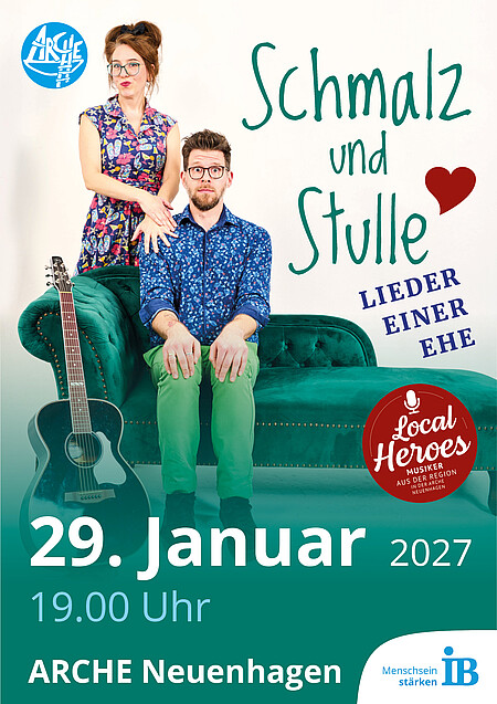 Plakat Schmalz und Stulle mit Jule Pajon und Thomas Niedermayer